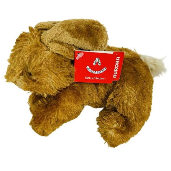 5 for $25| Aurora Adorable Mini Flopsie Bitty Bunny Stuffed Animal Brown - Picture 10 of 10
